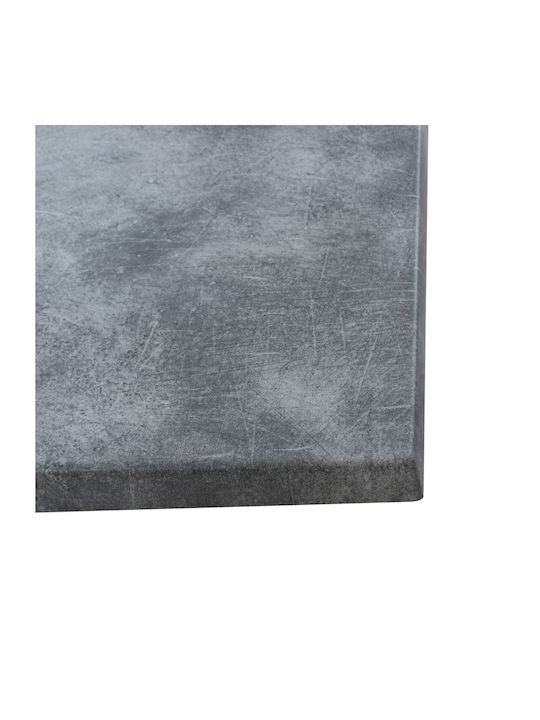 HomeMarkt Pătrată Suprafața mesei Werzalit Cement 70x70cm HM5230.22 1buc