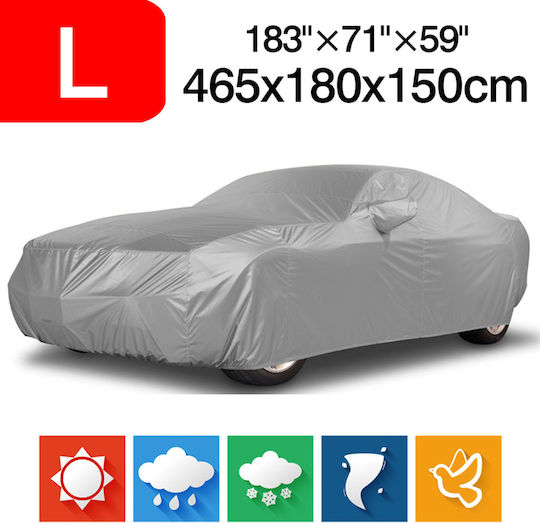 NovSight Acoperă 465x180x150cm Impermeabil Mare pentru Sedan