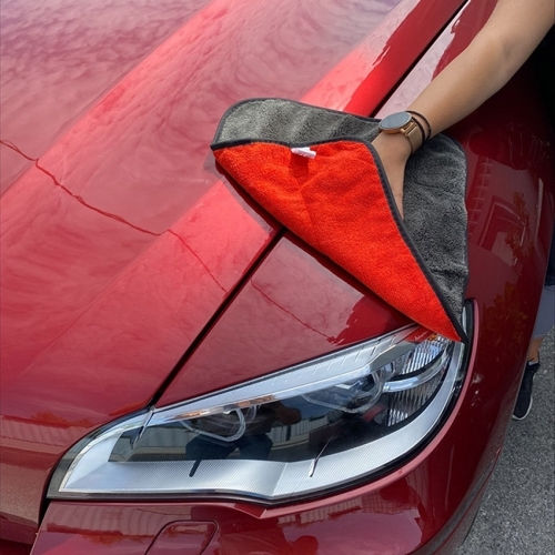 Feral Detailing Pro Πανί Μικροϊνών Στεγνώματος για Αμάξωμα Αυτοκινήτου Κόκκινο 38x38cm