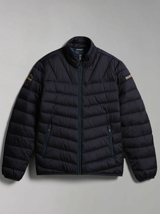 Aerons Зимно Мъжко Якето Puffer Водоустойчиво Тъмносин