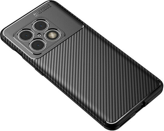 Ancus AutoFocus Carbon Fiber Back Cover Silicon Negru (OnePlus 10 Pro)