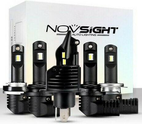 NovSight Lamps Car & Motorcycle H7 LED 6500K Cold White 9-32V 30W 2pcs