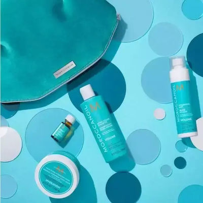 Moroccanoil Christmas Promo Volume Σετ Θεραπείας Μαλλιών με Σαμπουάν και Μάσκα 5τμχ