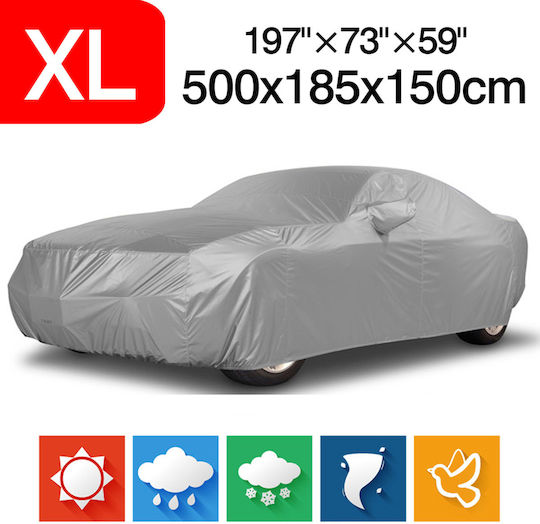 NovSight Acoperă 500x185x150cm XLarge pentru Sedan