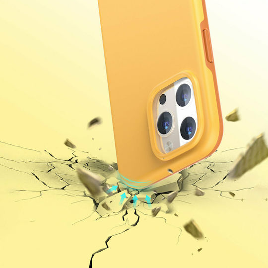 Choetech MFM Anti-drop Back Cover Πλαστικό Σετ με Τζαμάκι Πορτοκαλί (iPhone 13 Pro Max)