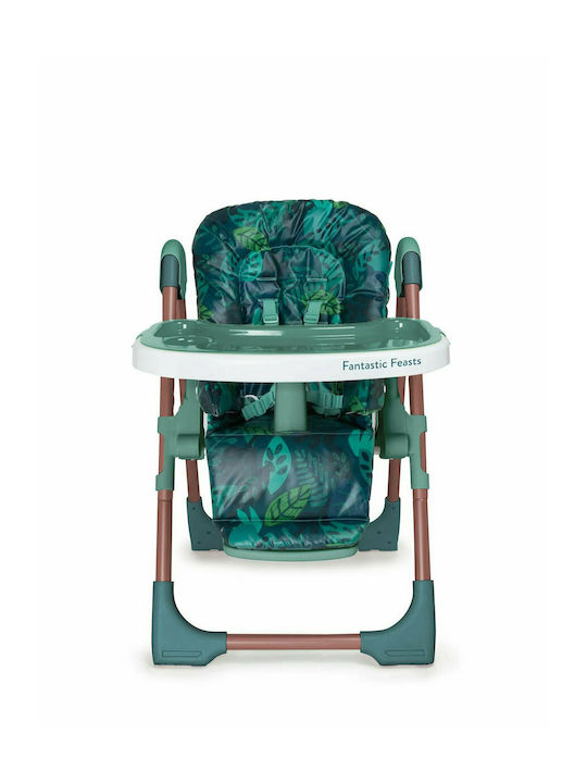 Cosatto Noodle 0+ Foldable Baby Highchair with Adjustable Height Midnight Jungle