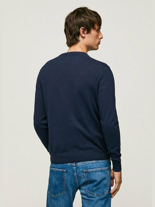 Pepe Jeans Men's Long Sleeve Sweater Navy Blue