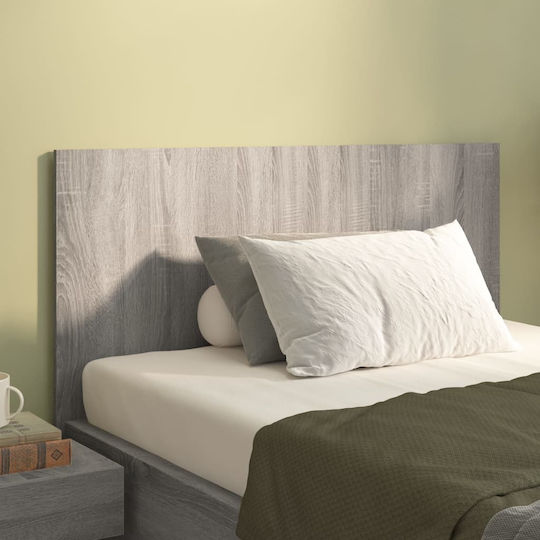 vidaXL Wooden Gray Bed Headboard 120x80cm