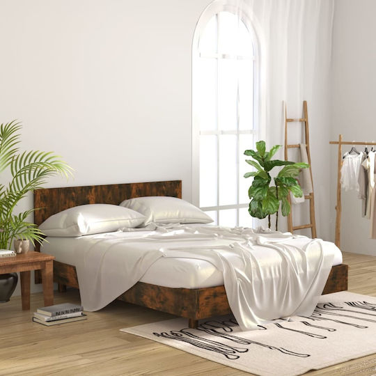 vidaXL Wooden Bed Headboard Smoky Oak 160x80cm