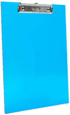 Metron Clipboard with Clamp for Paper A4 Light Blue 1pcs