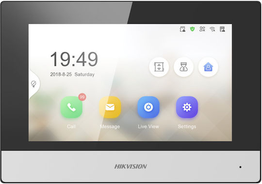 Hikvision Wireless Home Intercom Monitor with Monitor Wi-Fi Connected