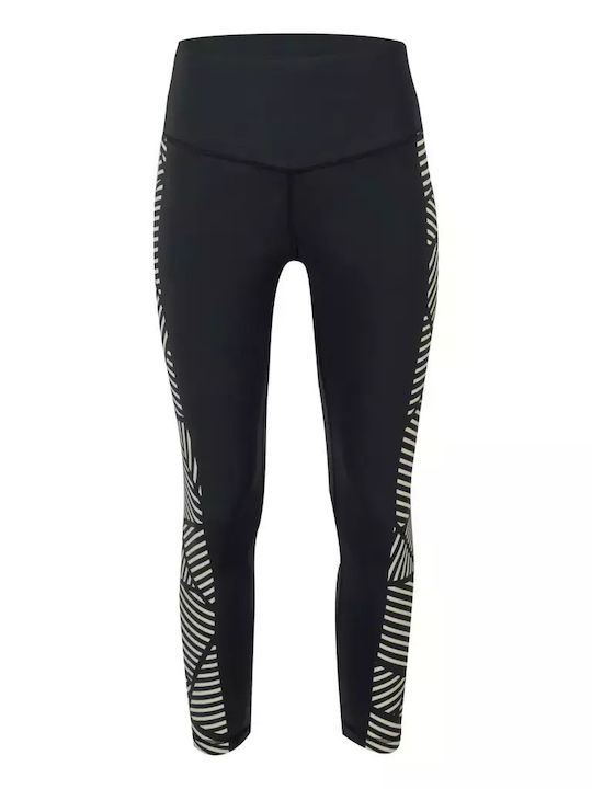 Beachbody Frauen Capri Leggings Hochgeschnitten Schwarz