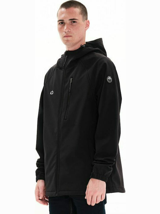 Winter Jacket Softshell Waterproof and Windproof Black