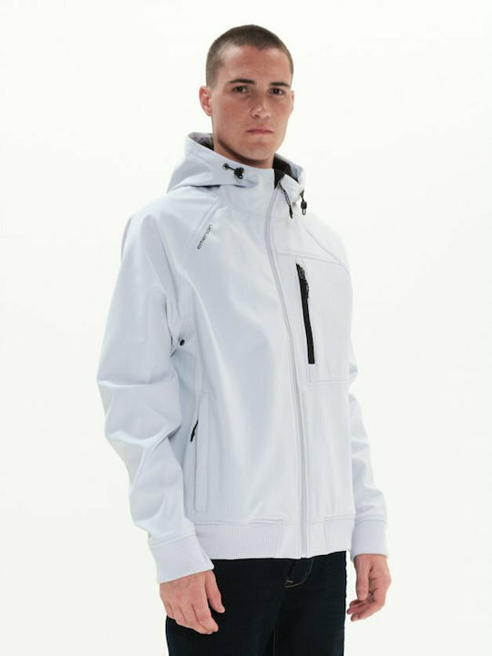 Winter Jacket Waterproof and Windproof Ice White