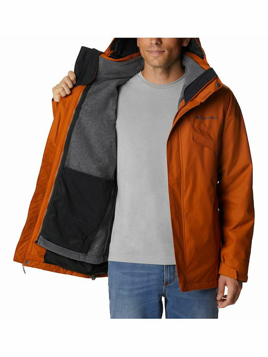 Bugaboo II 3 in 1 Men's Winter Jacket Waterproof Warm Copper