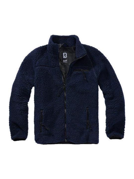 Herren Fleecejacke Marineblau