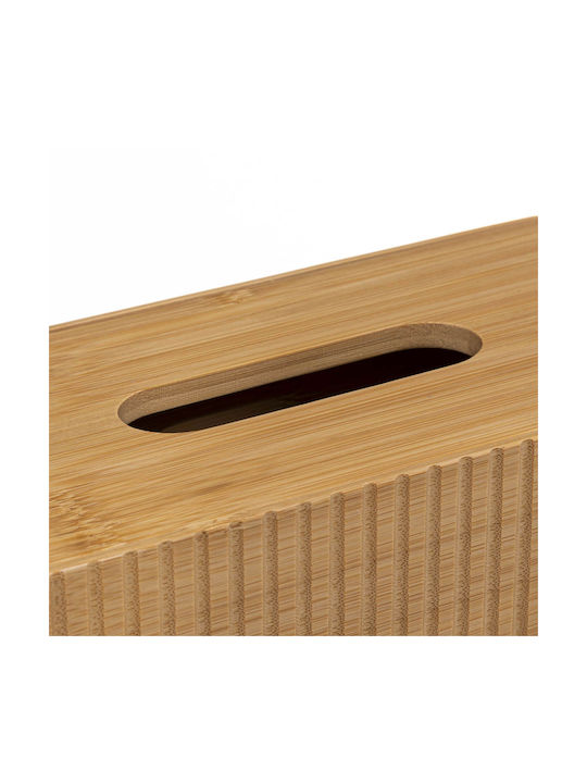 5Five Θήκη για Χαρτομάντηλα Ξύλινη Καφέ 25x13x15cm 174776