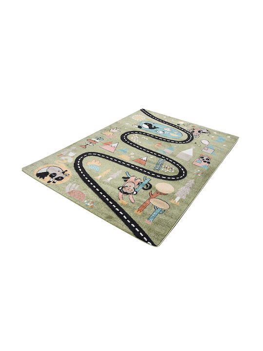 Balsan Carousel Kids Rug Drumul Verde 160x230cm