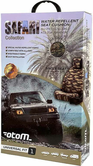 Otom Αδιάβροχο Πλατοκάθισμα Αυτοκινήτου 1τμχ Safari Concept Πολύχρωμο