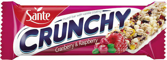Sante Crunchy Oat Nut Cereal Bar with Cranberry & Raspberry 40gr