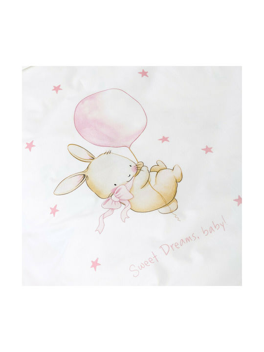 Borea Copertă de Pătuț Sweet Dreams 001501079034 Alb roz 110x140cm. Borea Copertă de Pătuț Sweet Dreams 001501079034 Alb roz 110x140cm.