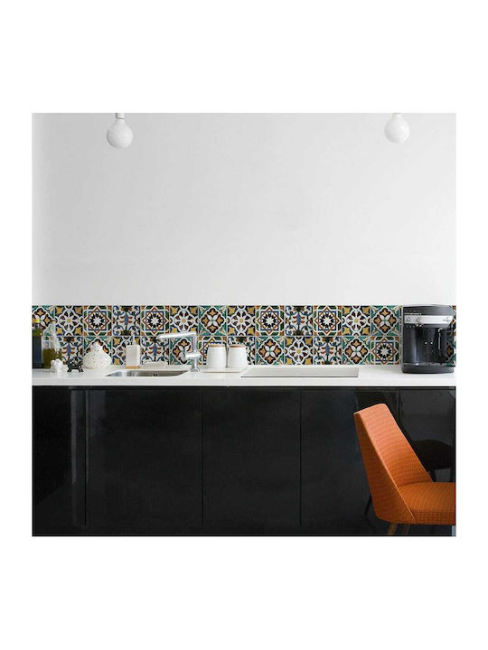 Decorative Sticker Wall Green Kitchen Border 1pcs 195x23.5cm Ango