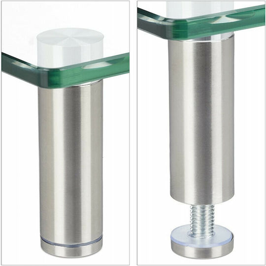 Relaxdays Relaxdays Tabletop Suport Monitor Transparentă