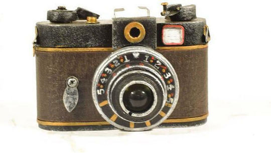 SP Souliotis Vintage Διακοσμητική Φωτογραφική Μηχανή Μεταλλική 10.5x7.5x7.5cm