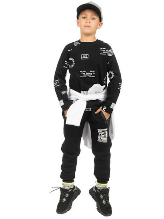 Energiers Kids Sweatpants Black 2pcs