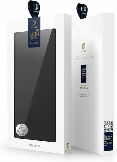 Dux Ducis Skin Pro Book Δερματίνης Μαύρο (Vivo Y01)