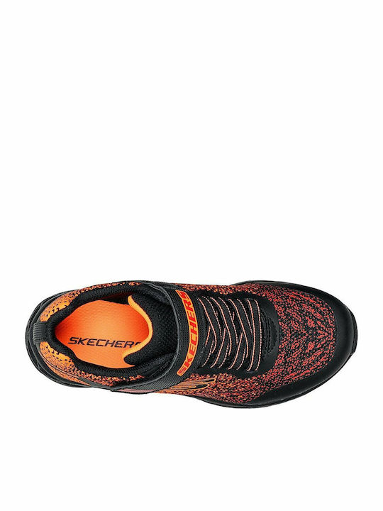 Microspec Αθλητικά Παιδικά Παπούτσια Running με Σκρατς Πορτοκαλί