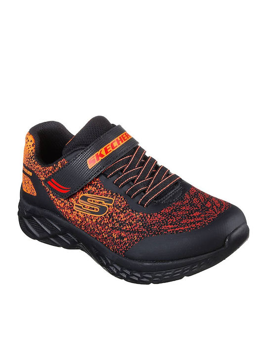 Microspec Αθλητικά Παιδικά Παπούτσια Running με Σκρατς Πορτοκαλί
