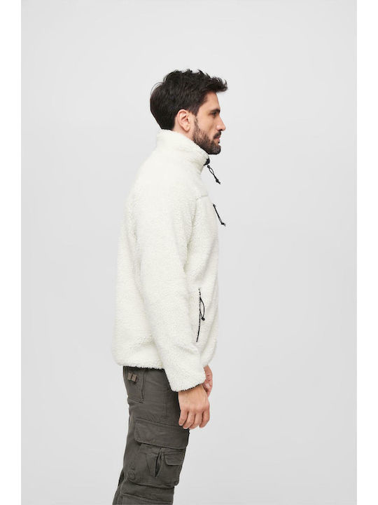 Ανδρική Ζακέτα Fleece Λευκή