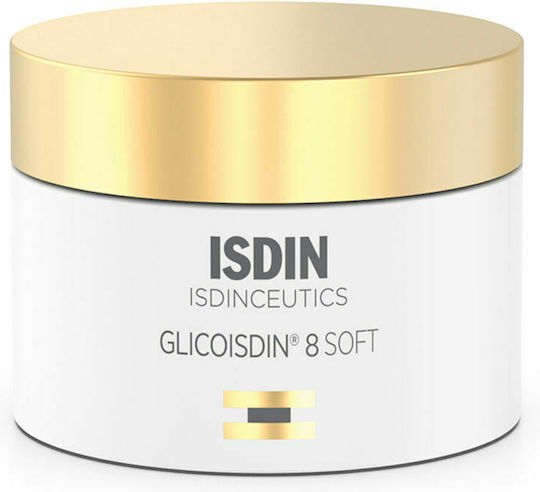 Isdin Glicoisdin 8 Soft Cremă De Față Anti-îmbătrânire De Zi cu Ceramide 50ml