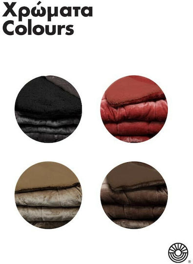 Sunshine Bettbezug Einzelbett 160x220cm Coral 06 Light Grey