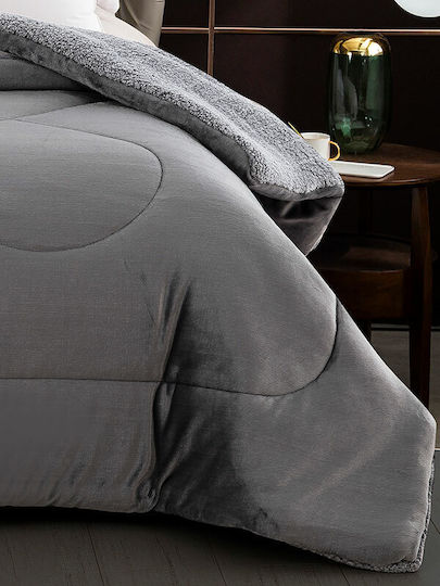 Sunshine Bettbezug Einzelbett 160x220cm Coral 06 Light Grey