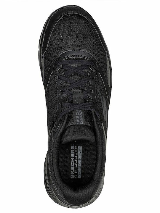 Go Walk Flex Ανδρικά Ανατομικά Sneakers Μαύρα