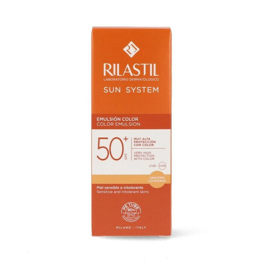 Rilastil Sun System Photoprotective Uniforming Sonnencreme Creme Gesicht SPF50 50ml