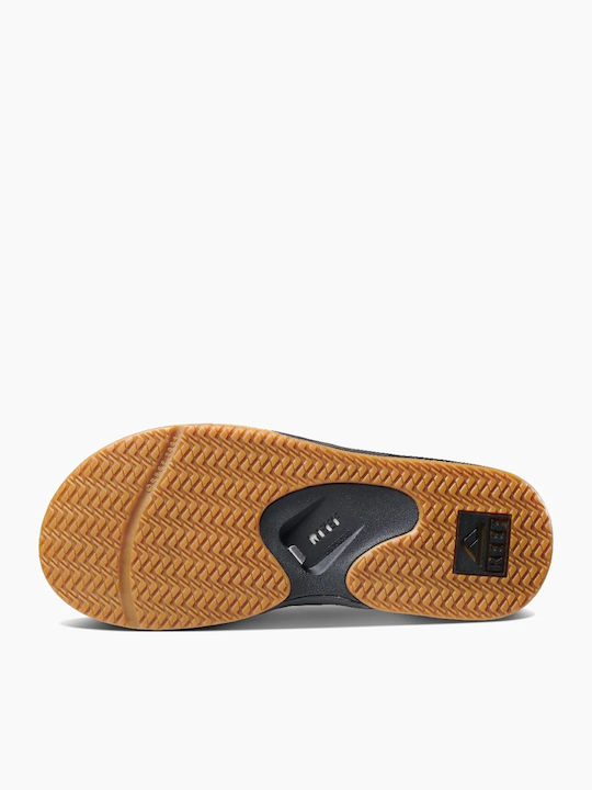 Fanning Ανδρικά Flip Flops Ανατομικά Μαύρα