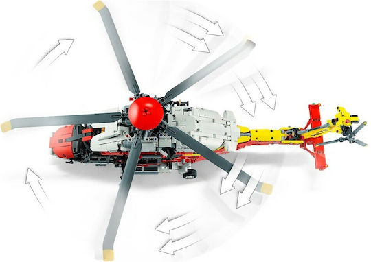 LEGO Technic Airbus H175 Rescue Helicopter For Ages 11 Plus