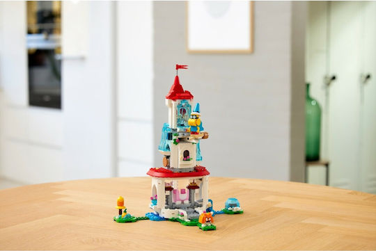 LEGO Super Mario Костюм Cat Peach и Замръзналата Кула за 7+ Години