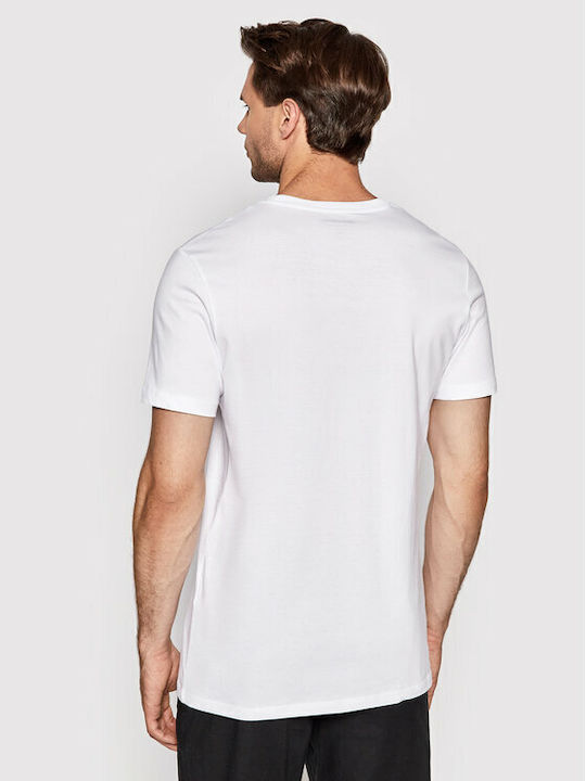 Jack & Jones Herren T-Shirt Kurzarm Weiß