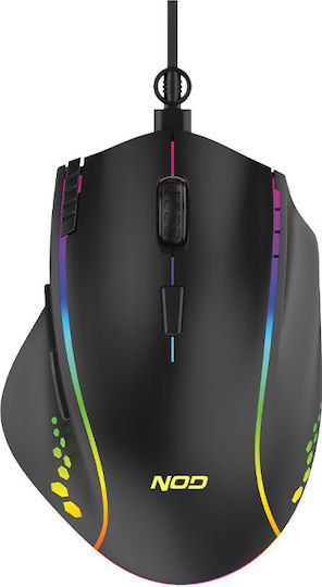 NOD Platoon 4in1 Combo Σετ Gaming Πληκτρολόγιο με RGB φωτισμό & Ποντίκι (Ελληνικό)