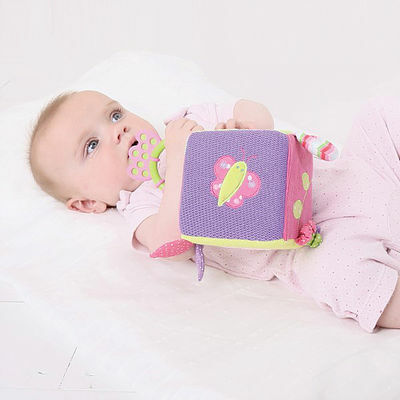 Big Jigs Big Jigs Baby Activity Toy Cube Fabric with Sounds for Newborns