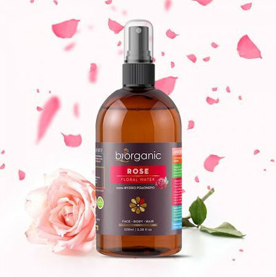 Biorganic Rose Floral Water Cleansing Rose Water for All Skin Types Skin 100ml