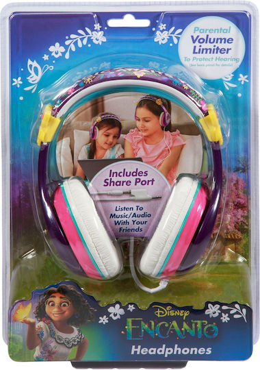 eKids EN-140 Ενσύρματα Παιδικά On Ear Ακουστικά Μωβ