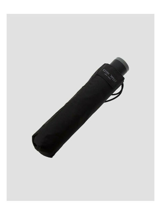 Kevin West Windproof Umbrella Compact Black