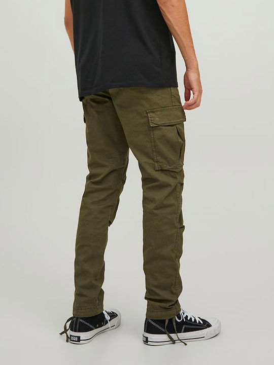 Jack & Jones Παντελόνι Cargo Olive Night