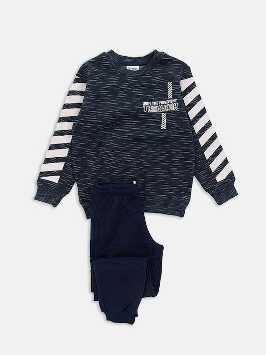 Trax Kids Sweatpants Set Navy Blue 2pcs