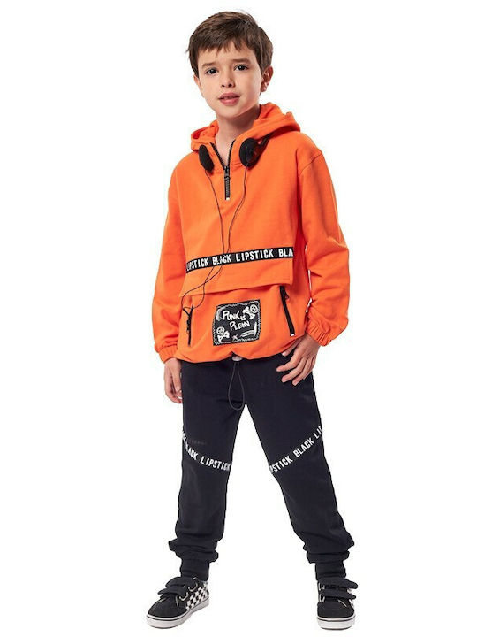 Hashtag Kids Sweatpants Set Orange 2pcs